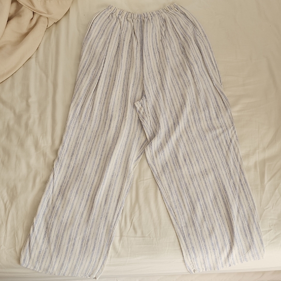 ivy collection Pants - Striped Wide-Leg Pants